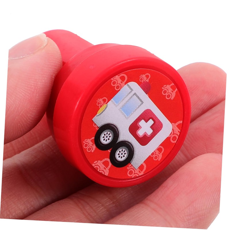 SUPVOX 10pcs Cartoon Transport Stampers for Party Favors Craft Stamps