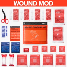 SurviveX Zip Stitch Wound Closure Strips - Repair Wounds Without Stitches - Zipstitch Sutures - Laceration Closure Kit