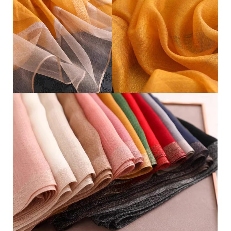 [Wdlife] Women's Scarf, Large, Thin, Lightweight, Spring/Summer Scarf, Breathable, For