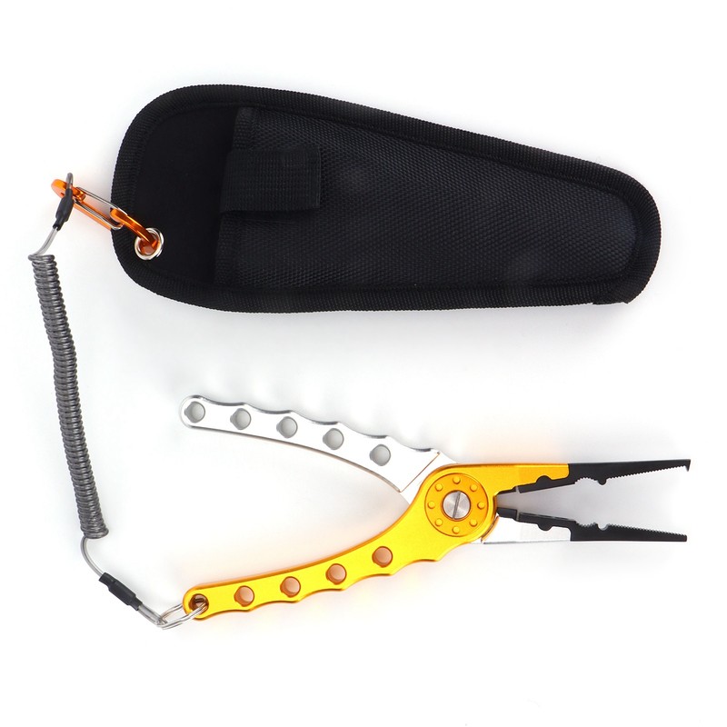 Fishing Lure Pliers Tongs Multifunction Aluminum Alloy Hook Remover Tool