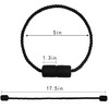 OCIOLI 2 Pack Magnetic Curtain Tiebacks Curtain Holdbacks Curtain Ties