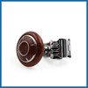 A ABSOPRO Brown Folding Steering Wheel Knob Power Handle Grip