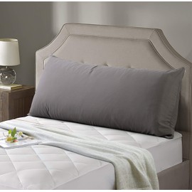 Evolive Ultra Soft Microfiber Body Pillow Cover/Pillowcases 21"x54" with Hidden Zipper Closure (21"x54" Body Pillow Cover, Charcoal Grey)