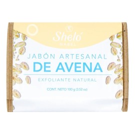 Jabón Artesanal De Avena Natural Corporal/facial Sheló Nabel