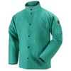 Black Stallion F9-30C TruGuard 200 FR Cotton Welding Jacket, Green,