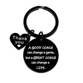 Nimteve Coach Gifts Coach Keyring Thank You Gifts For Coach A Good Coach Can Change Game But A Great Coach Can Change A Life