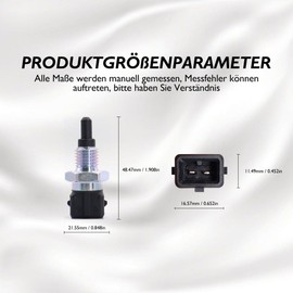 HISports Outdoor Temperature Sensor, 0 280 130 039 280130039 Sensor Temperature Sensor for Engine Temperature Control 13621711371