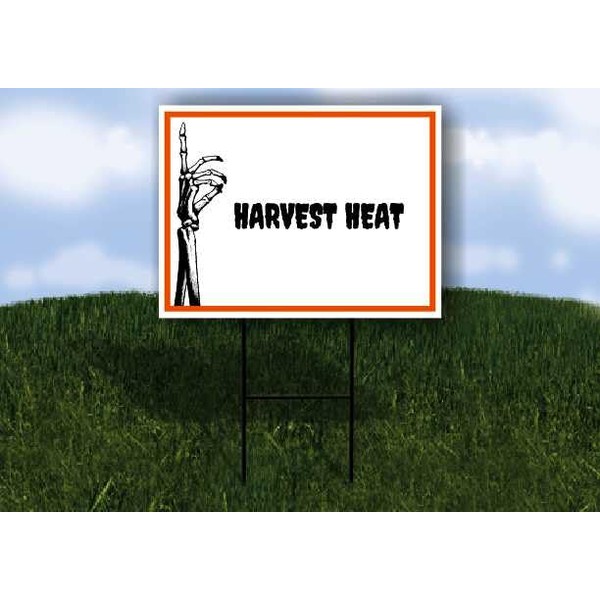 HARVEST HEAT Halloween Skeleton UP ARROW 1 Single Sided 18x24