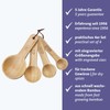 Westmark Woody Measuring Spoons Set - 4 Premium Measuring Spoons