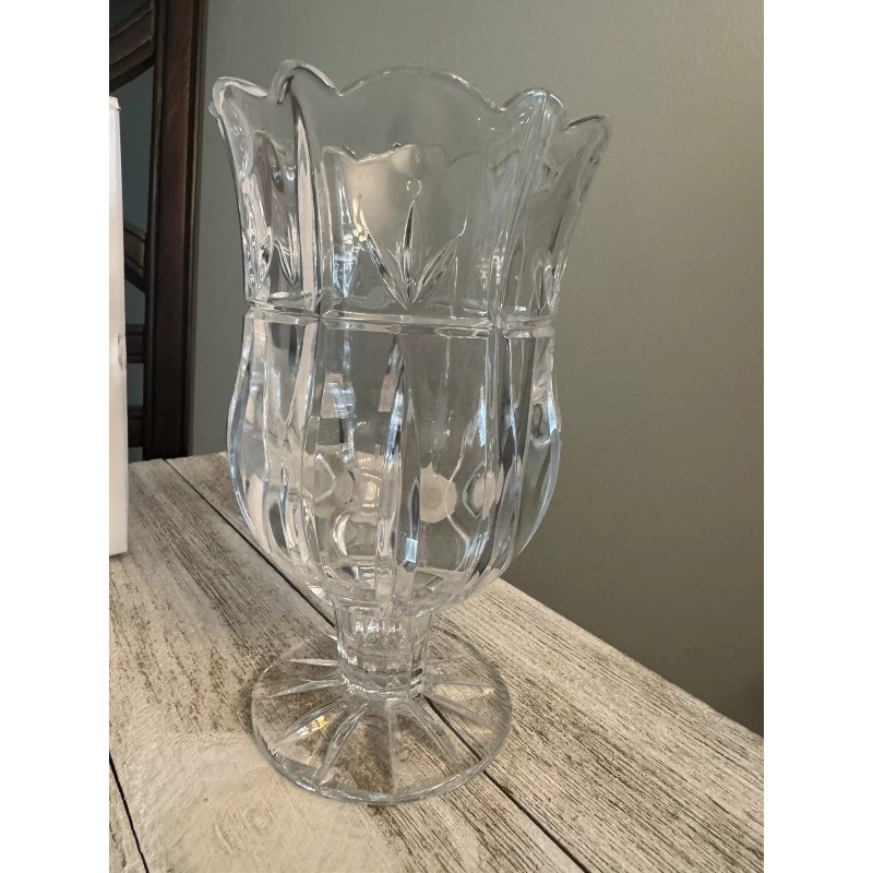 BLOCK Vintage Block 24% Full Lead Crystal Tulip Vase