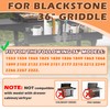 MOASKER Front Griddle Caddy for Blackstone 36" Griddle, Accessories Storage