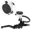 Qiilu Handlebar Motorcycle 22mm, Clutch Levers Brake Master Cylinder Universal