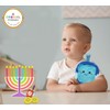 Mini Hanukkah Children Wooden Chanukah Menorah Multicolor with Removable Candles