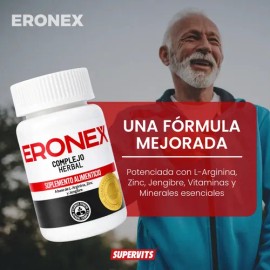 supervits Eronex Complejo Herbal Salud De La Prostata 30caps Sfn Sin sabor                                                                            