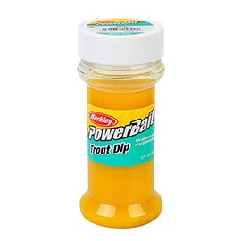 Berkley PowerBait Trout Dip PowerBait® with Corn 5 oz Bottle, Unique Dipping System, Irresistible Scent & Flavor, Ideal for Rainbow, Brown, Lake Trout, and More