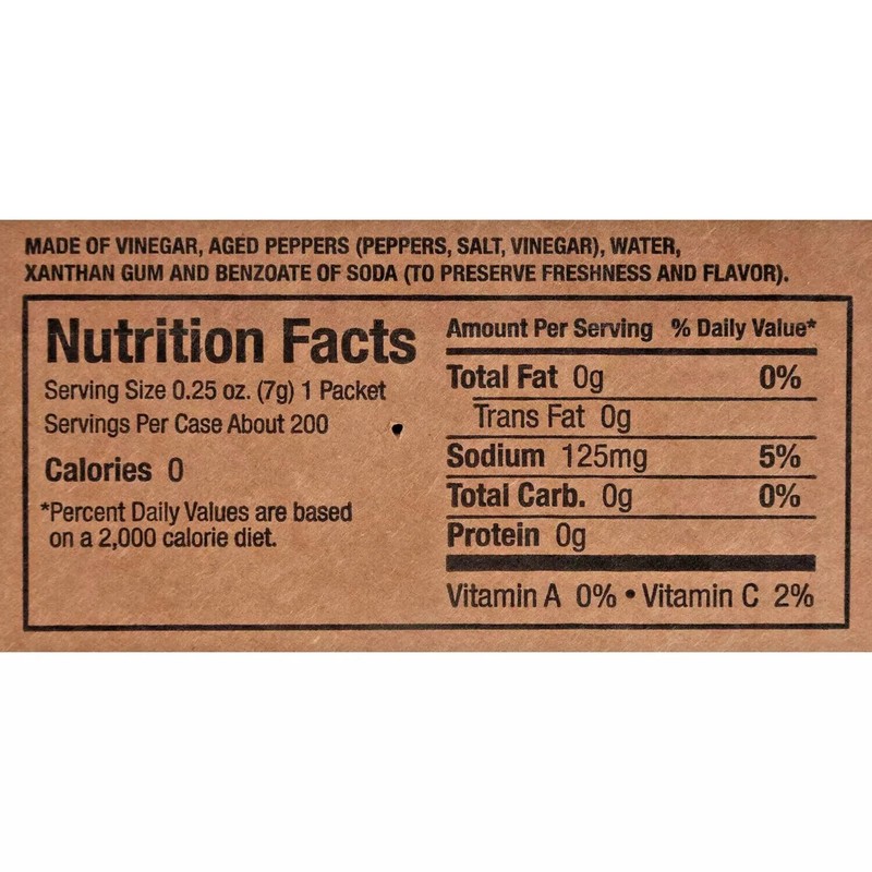 Texas Pete Hot Sauce Packet - 7g - 50 Pack