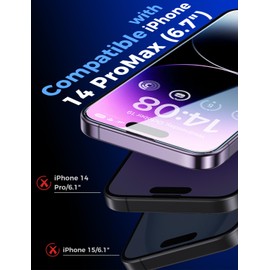MAGIC JOHN 2 Pack for iPhone 14 Pro Max 6.7 inch Tempered Glass Screen Protector, Auto Dust-Elimination Installation, Bubble Free, Dynamic Island Compatible, HD Clear, Easy Installation