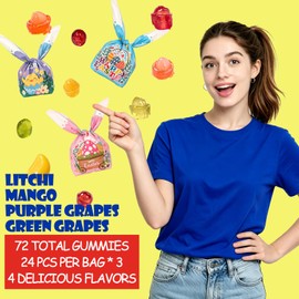 72 PCS Fruit Peelable Gummy Candy