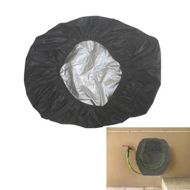 Hose Cover - Garden Hose Reel Cover for Wall Mounted Hose (Fits 5/8" x 50-100ft), Waterproof, Sunproof, Dustproof, Heavy Duty Oxford Fabric, Protect & Extend Life, for Garden