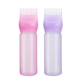 Forevat 2 spazzole per tintura capelli, flacone applicatore olio per capelli, flacone pennello per tintura capelli, applicatore olio per capelli, per olio per capelli colorazioni shampoo pennello