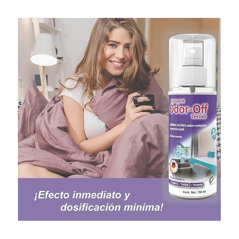 Odor Off Textiles, Eliminador de Olores Extra concentrado, con aceite