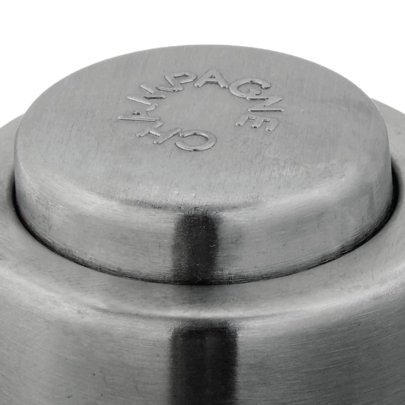 Cilio Stainless Steel Champagne Sealer, Bottle Stopper for Sealing Champagne