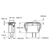 Cessna Rocker Switch | Replaces Part Numbers: S2160-1, S1824-1, TA201-TW-B