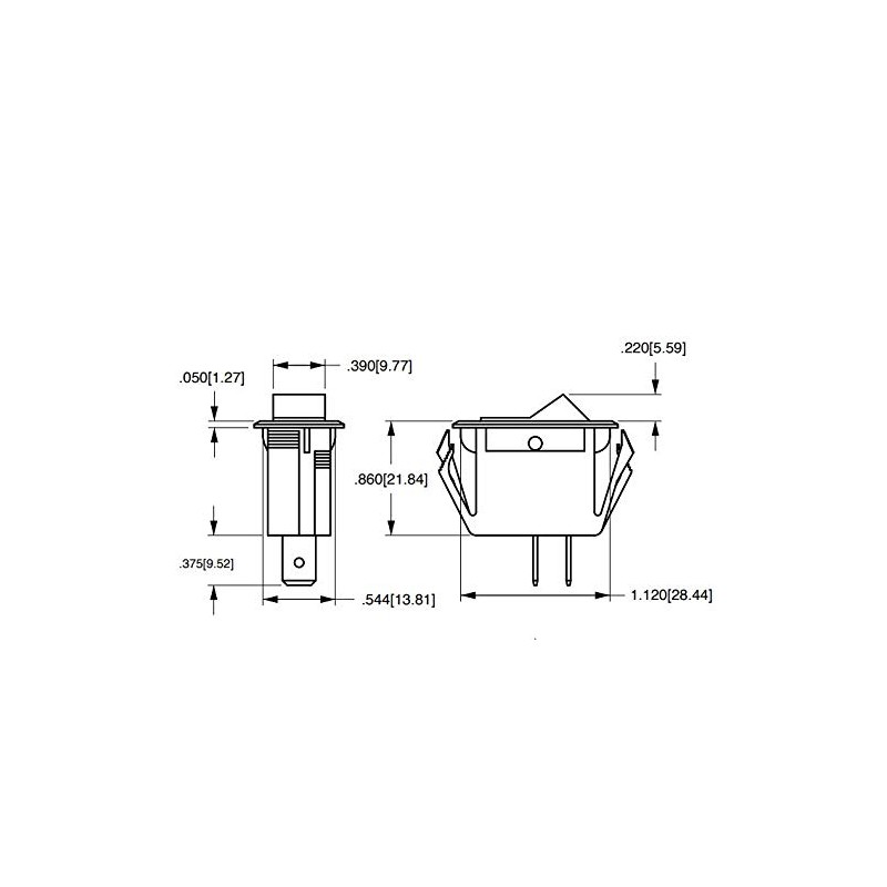 Cessna Rocker Switch | Replaces Part Numbers: S2160-1, S1824-1, TA201-TW-B