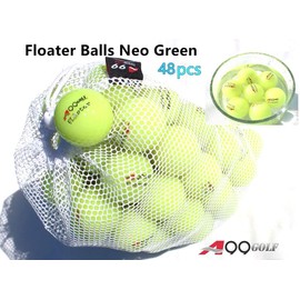 A99Golf Floating Balls Floater Practice aid Water Golf Range Pool Pond Balls Water Fun w/Golf with Carry Bag (Green 48pcs)