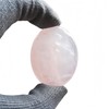 Sunshcat Natural Rose Quartz Mini Oval Palm Crystal and Healing