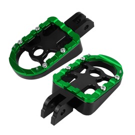 HDBUBALUS Motorcycle Rider Foot Pegs Front Footpegs Footrest Pedals Fit for Sport Glide FLSB Street Bob FXBB FXBBS Low Rider FXLR FXLRS Breakout FXBR FXBRS FXST 2018-2025 (Green)