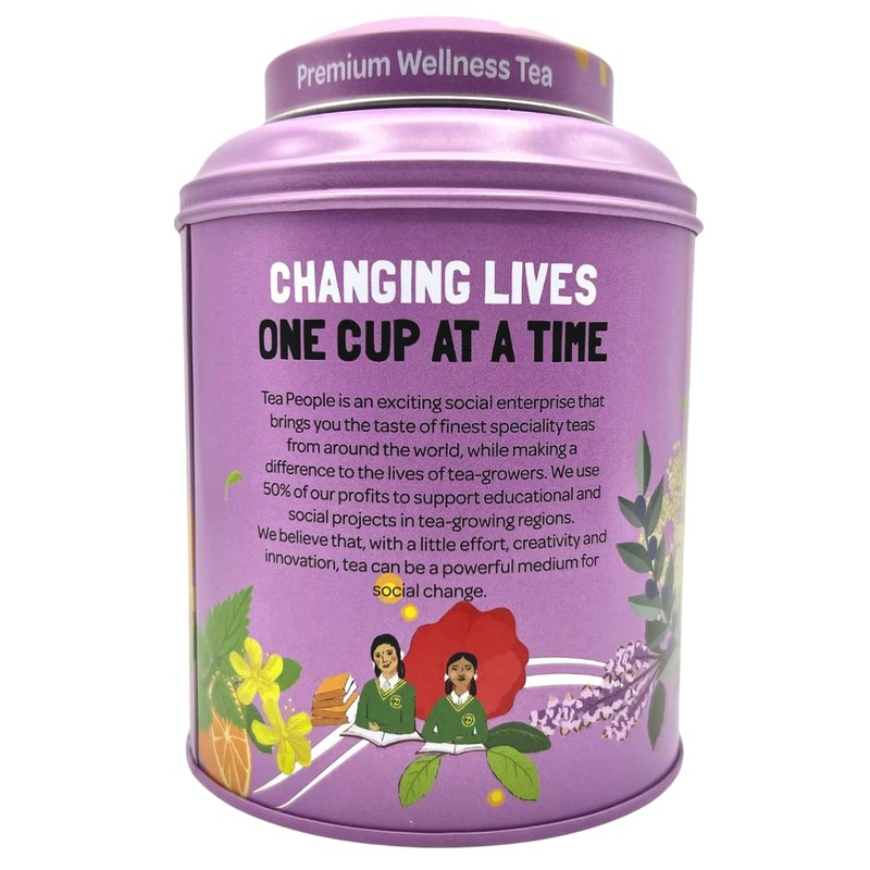 Tea People Detox, Loose Leaf Herbal Tea In A Tin
