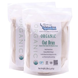 2 3lb bags Montana Gluten Free Organic Oat Bran