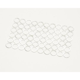INSTSK8 Axle Washers, Set of 60, Skateboard, Skateboard (Silver)