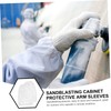 ORFOFE Sandblasting Gloves Canvas Sleeves Men's Industrial Protective Work Gloves