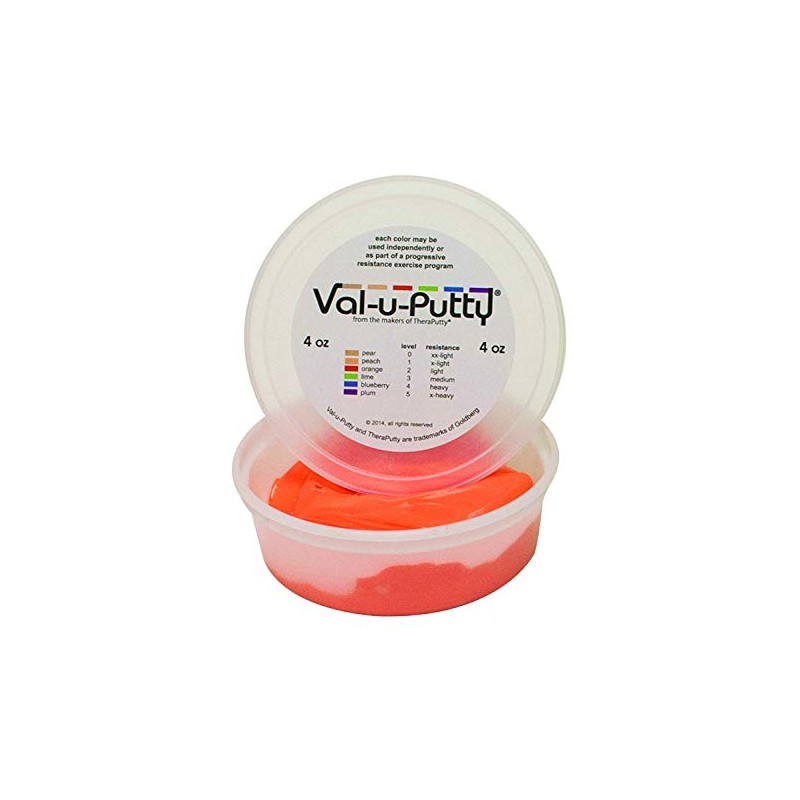 Val-u-Putty153; Exercise Putty, Orange, Soft, 4 Ounce