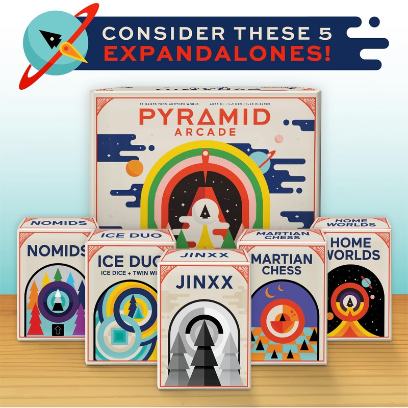 Looney Labs Pyramid Arcade Board Game - Ultimate Game Library