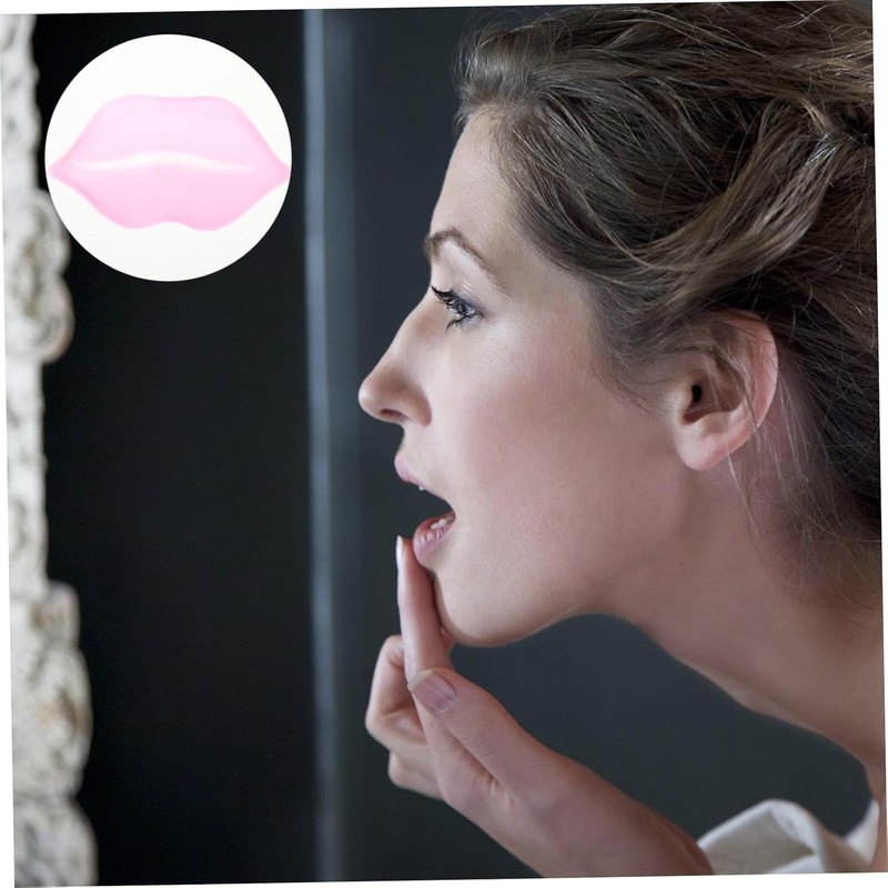 DOITOOL 20piezas Mascarilla Labial De Cuidado De Labios Membrana Labial