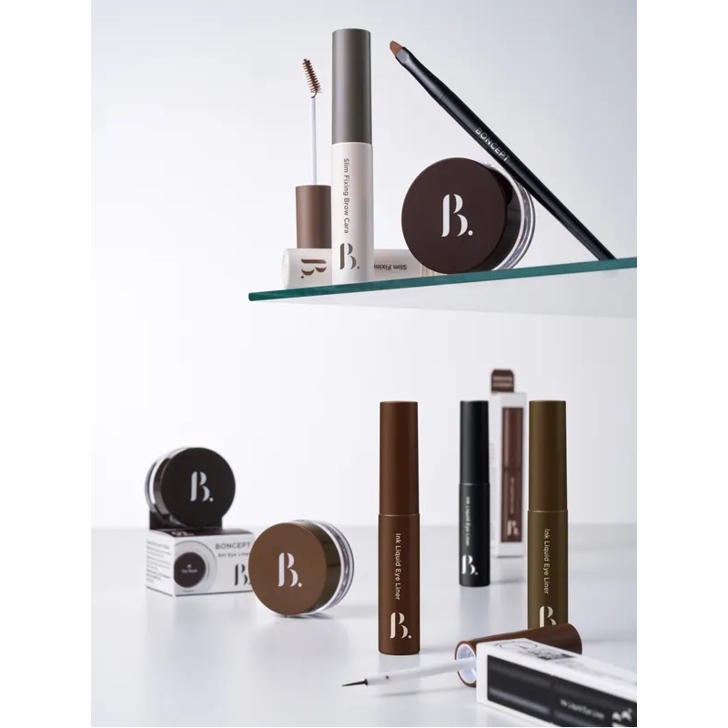 본셉 메이크업 BONCEPT Slim Fixing Browcara (02 Natural Brown)