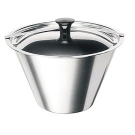 Artame art35516 Bain Marie Flan Mould Stainless Steel Silver, stainless steel, silver, 17x12x15 cm