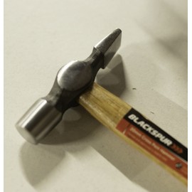 Garden Mile Traditional Cross Pein Hammer with Wooden Handle - Durable Carbon Steel Head Camping Hammer Lightweight Pin Hammer Use Shaft for Small, Pin, Panel, Tack, and Nails Clip (20mm)