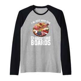 Charcuterie Board Making Slate Food Cheese Board Charcuterie Raglan Baseball Tee