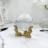 Bard's Brass toned Egg Stand/Holder, Rabbits, 2.125" Diameter