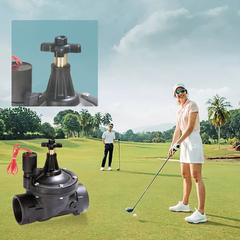 Electric Solenoid Valve Wear Resistant Durable Irrigation Closed Electric Solenoid