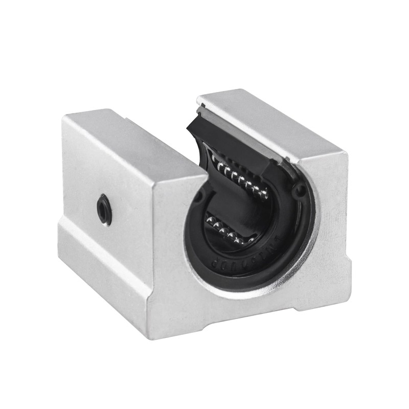 CNCMANS 1x SBR16UU 16 mm Aluminium Open Linear Bearing, Sliding