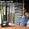 DAB+/DAB/FM Wind up Solar Radio, 5000mAh Digital Radio with LCD