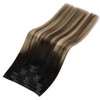 YoungSee Clip in Hair Extensions Ombre Clip in Hair Extensions