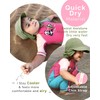 FURTALK - Gorro de sol para bebé, UPF 50+, ajustable,