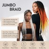 SHUOHAN 6 Packs Ombre Jumbo Braiding Hair Extensions for Women