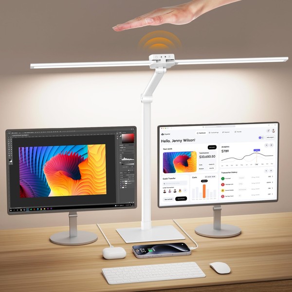 Syrinx Table Lamp, 24W Desk Lamp for Home Office with